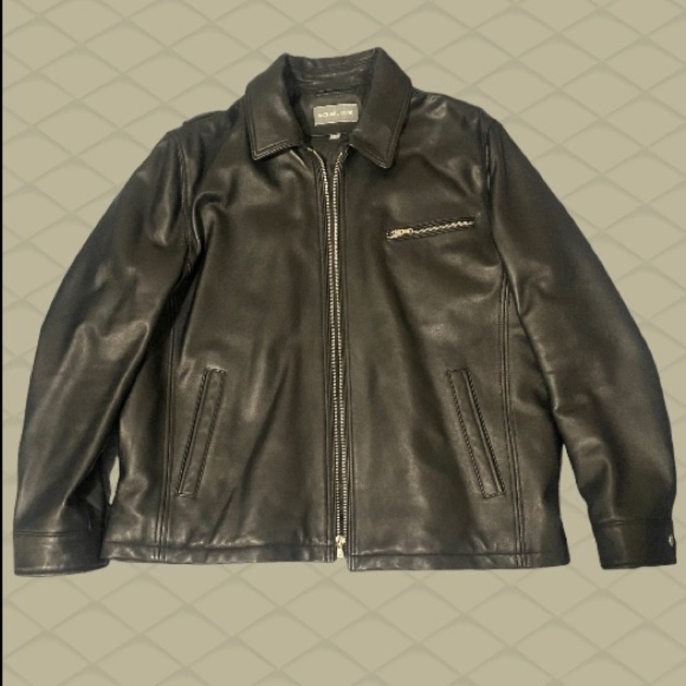 Black Michael Kors Leather jacket